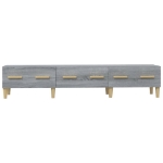 Mobile TV Grigio Sonoma 150x34,5x30 cm in Legno Multistrato