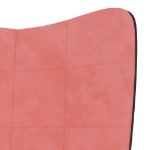 Poltrona Relax Rosa in Velluto e PVC