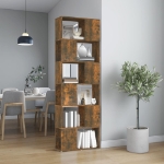 Libreria/Divisorio Rovere Fumo 60x24x186 cm