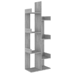 Libreria 48x25x140 cm Grigio Sonoma Legno Multistrato