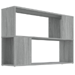 Libreria Grigio Sonoma 100x24x63 cm in Legno Multistrato