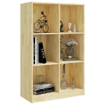 Libreria 70x33x110 cm in Legno Massello di Pino