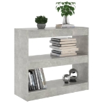 Libreria/Divisorio Grigio Cemento 80x30x72 cm