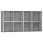 Libreria/Credenza Grigio Sonoma 66x30x130 cm Legno Multistrato