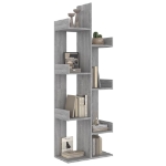 Libreria 48x25x140 cm Grigio Sonoma Legno Multistrato