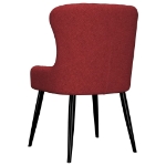 282523 Dining Chairs 2 pcs Burgundy Fabric