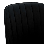 323058 Dining Chairs 2 pcs Black Velvet