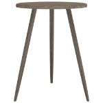 Tavolo da Bistrot Grigio Ø60x76 cm in MDF e Ferro