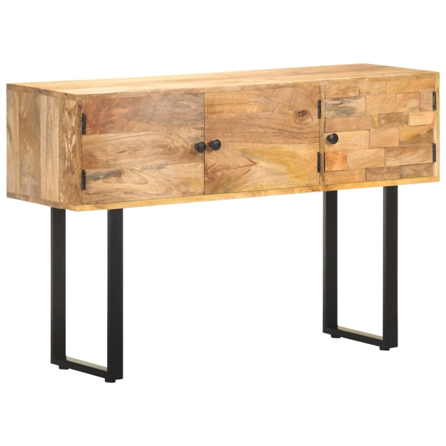 Credenza 116x35x75 cm in Legno Massello di Mango