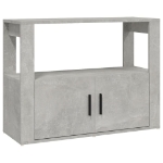 Credenza Grigio Cemento 80x30x60 cm in Legno Multistrato