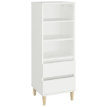 Credenza Bianco 40x36x110 cm in Legno Multistrato