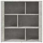 Credenza Grigio Cemento 80x30x80 cm in Legno Multistrato