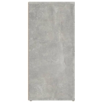 Credenza Grigio Cemento 40x33x70 cm in Legno Multistrato