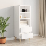 Credenza Bianco 40x36x110 cm in Legno Multistrato