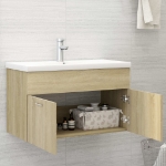 Mobile Sottolavabo Rovere Sonoma 80x38,5x46 cm in Truciolato