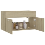 Mobile Sottolavabo Rovere Sonoma 80x38,5x46 cm in Truciolato