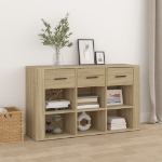 Credenza Rovere Sonoma 100x30x59,5 cm in Legno Multistrato