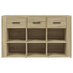 Credenza Rovere Sonoma 100x30x59,5 cm in Legno Multistrato