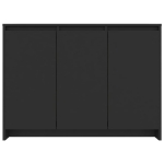 Credenza Nera 102x33x75 cm in Truciolato