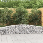 Cesto Gabbione ad Arco 400x30x40/60 cm Ferro Zincato