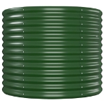 Vaso da Giardino Acciaio Verniciato a Polvere 512x80x68cm Verde