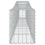 Cesto Gabbione ad Arco 400x30x40/60 cm Ferro Zincato