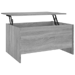 Tavolino Salotto Grigio Sonoma 80x55,5x41,5cm Legno Multistrato