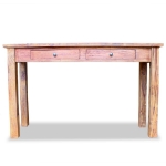 Tavolo Consolle in Legno Massello Recuperato 123x42x75 cm