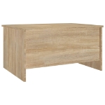 Tavolino Salotto Rovere Sonoma 80x55,5x41,5cm Legno Multistrato