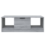 Tavolino da Salotto Grigio Sonoma 102x50x36cm Legno Multistrato