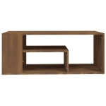 Tavolino Salotto Rovere Marrone 100x50x40cm Legno Multistrato