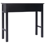 Tavolo Consolle Nero 90x30x77 cm in Legno