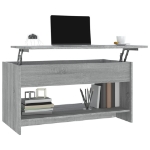 Tavolino Salotto Grigio Sonoma 102x50x52,5 cm Legno Multistrato