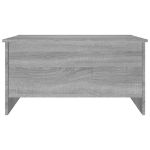 Tavolino Salotto Grigio Sonoma 80x55,5x41,5cm Legno Multistrato