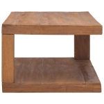 Tavolino da Salotto 90x50x35 cm in Legno Massello di Teak