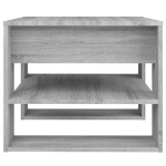 Tavolino Salotto Grigio Sonoma 55,5x55x45 cm Legno Multistrato