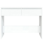 Tavolo Consolle Bianco 100x35x76,5 cm in Truciolato