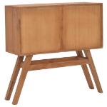 Tavolo Consolle 80x30x80 cm in Legno Massello di Teak