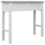 Tavolo Consolle Grigio 90x30x77 cm in Legno