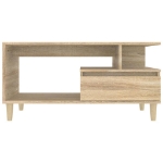 Tavolino da Salotto Rovere Sonoma 90x49x45 cm Legno Multistrato