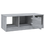 Tavolino da Salotto Grigio Sonoma 102x50x36cm Legno Multistrato