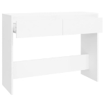 Tavolo Consolle Bianco 100x35x76,5 cm in Truciolato