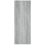 Tavolino Consolle Grigio Sonoma 105x30x80 cm Legno Multistrato