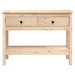 Tavolo Consolle 100x35x75 cm in Legno Massello di Pino