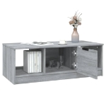 Tavolino da Salotto Grigio Sonoma 102x50x36cm Legno Multistrato