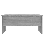 Tavolino Grigio Sonoma 102x50,5x46,5 cm in Legno Multistrato