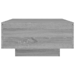 Tavolino da Salotto Grigio Sonoma 90x60x31 cm Legno Multistrato