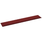 Pannelli Murali 12 pz Rosso Vino 90x15 cm Tessuto 1,62 m²