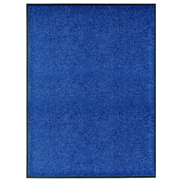 Zerbino Lavabile Blu 90x120 cm