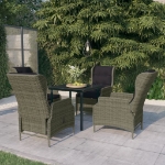 Set Mobili da Pranzo per Giardino 5 pz Marrone